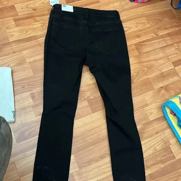 Old Navy Rockstar Super Skinny High rise Black Size 4 - Picture 4 of 4